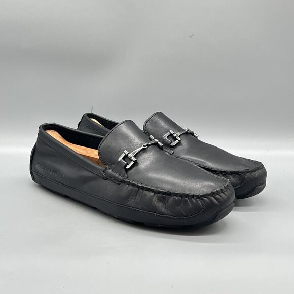 Cole Haan Shoes Mens 9 Black Leather Bit Driving Loafers Slip On Casual Comfort main image 8